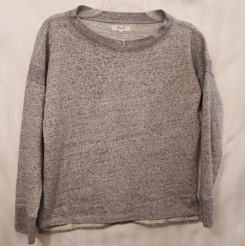 Maxwell Gray 2 Tone Print Sweatshirt. Size S